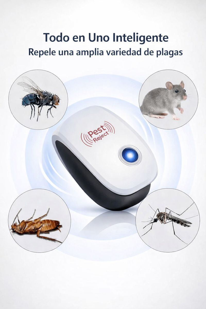 🐭🚫 Repelente Eléctrico Ultrasónico Para Ratones