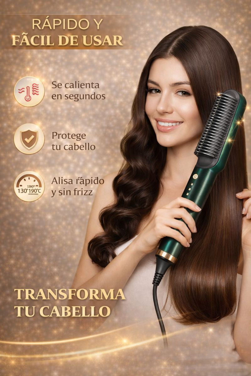 ✨ Cepillo Alisador y Rizador 3 en 1 - NovaStyle Pro 💇‍♀️💖