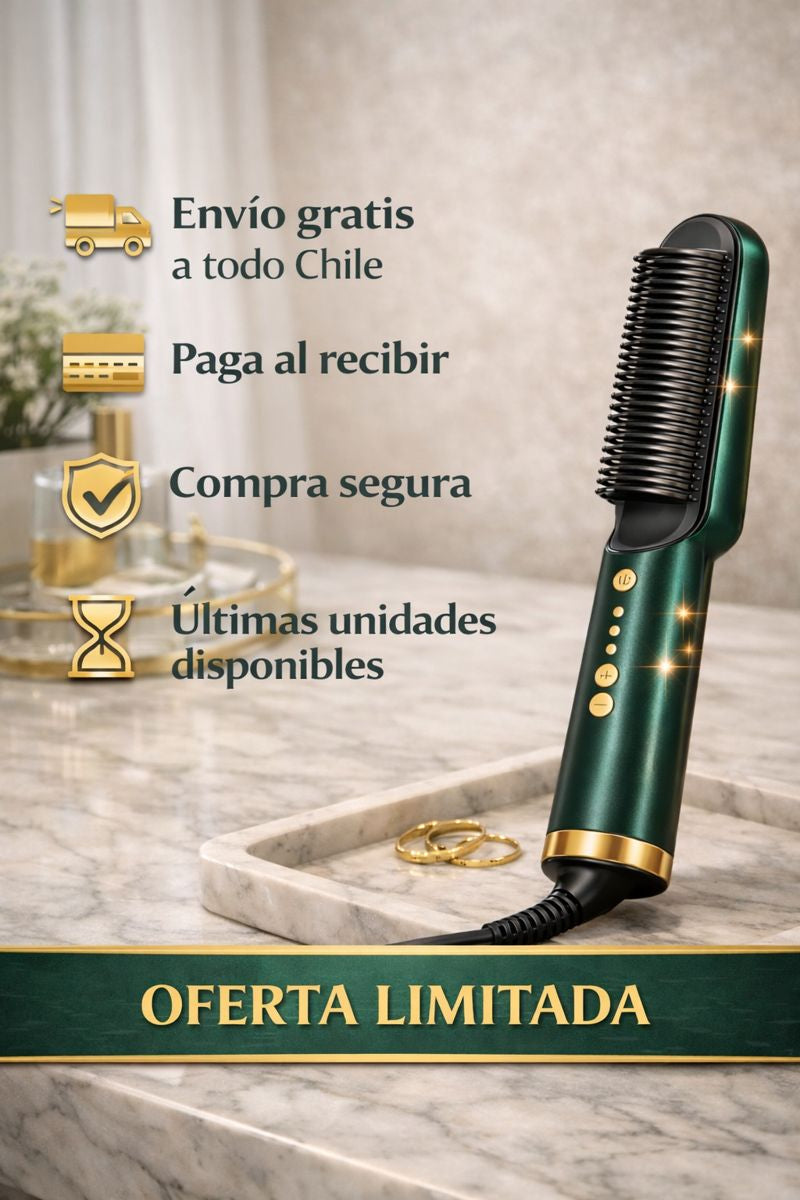 ✨ Cepillo Alisador y Rizador 3 en 1 - NovaStyle Pro 💇‍♀️💖