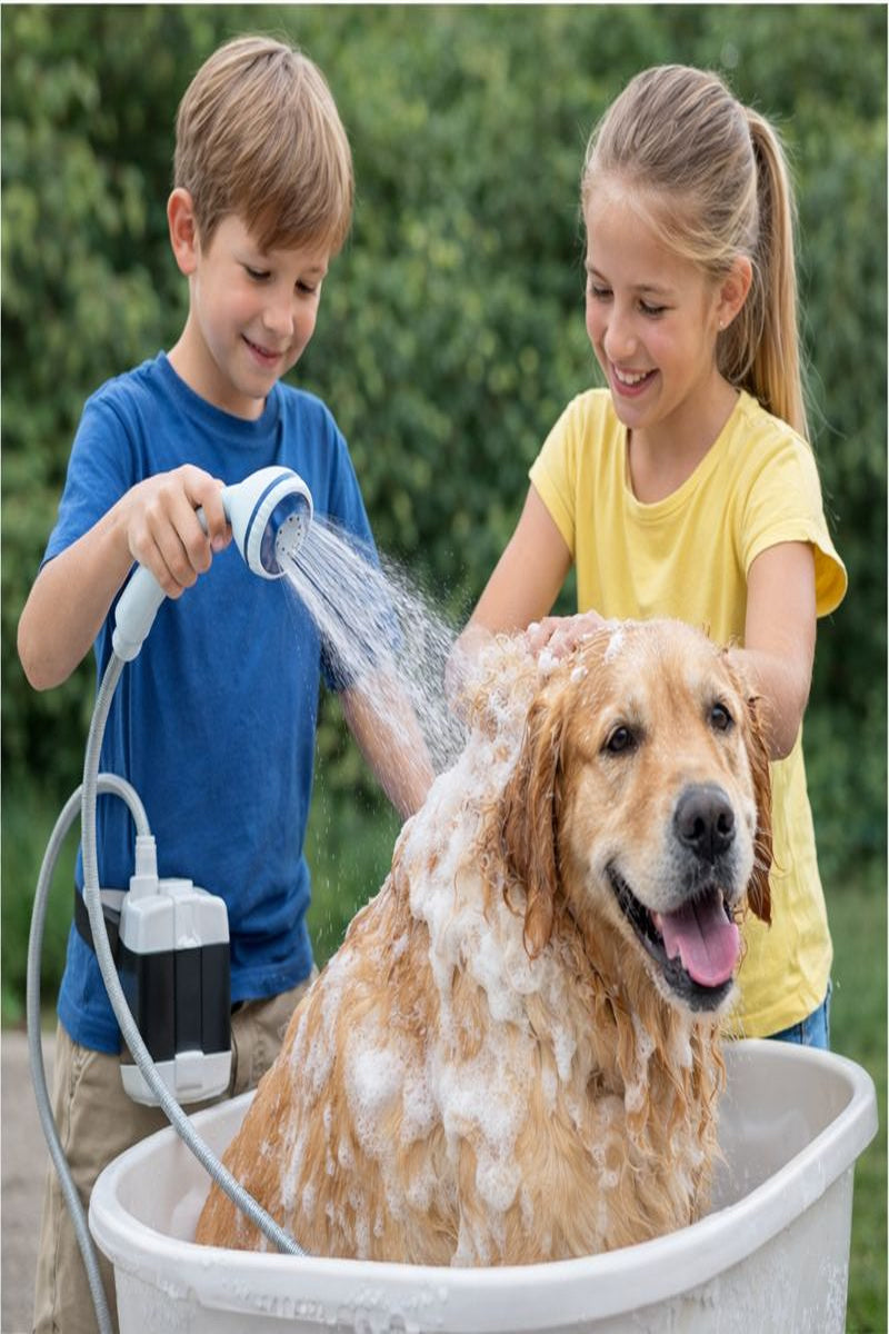 🚿 Ducha Portátil Multifuncional Recargable USB