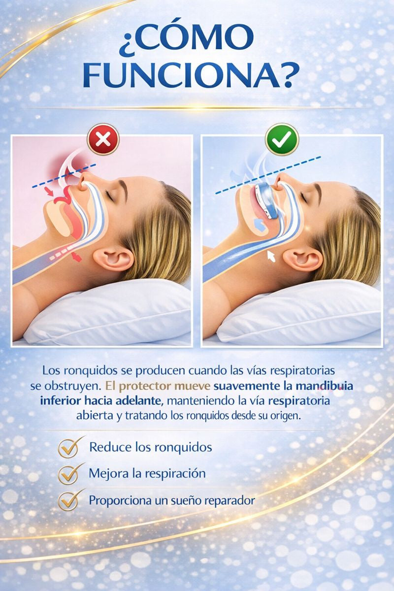 🔇😴 Placa Dental Anti Bruxismo y Ronquidos -  NovaSleep Pro