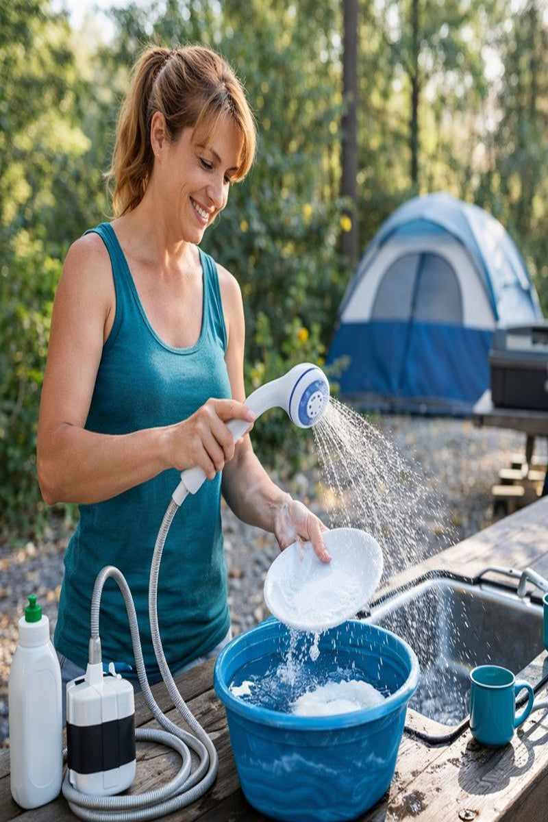 🚿 Ducha Portátil Multifuncional Recargable USB