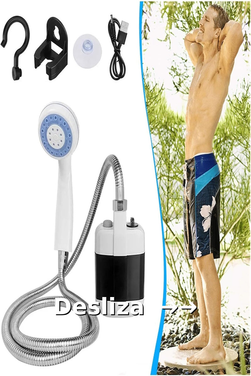 🚿 Ducha Portátil Multifuncional Recargable USB